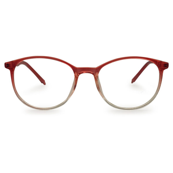 Red Color Round Shape Eyeglasses