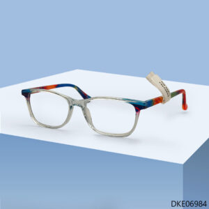 Mixed Color Square Shape Eyeglasses
