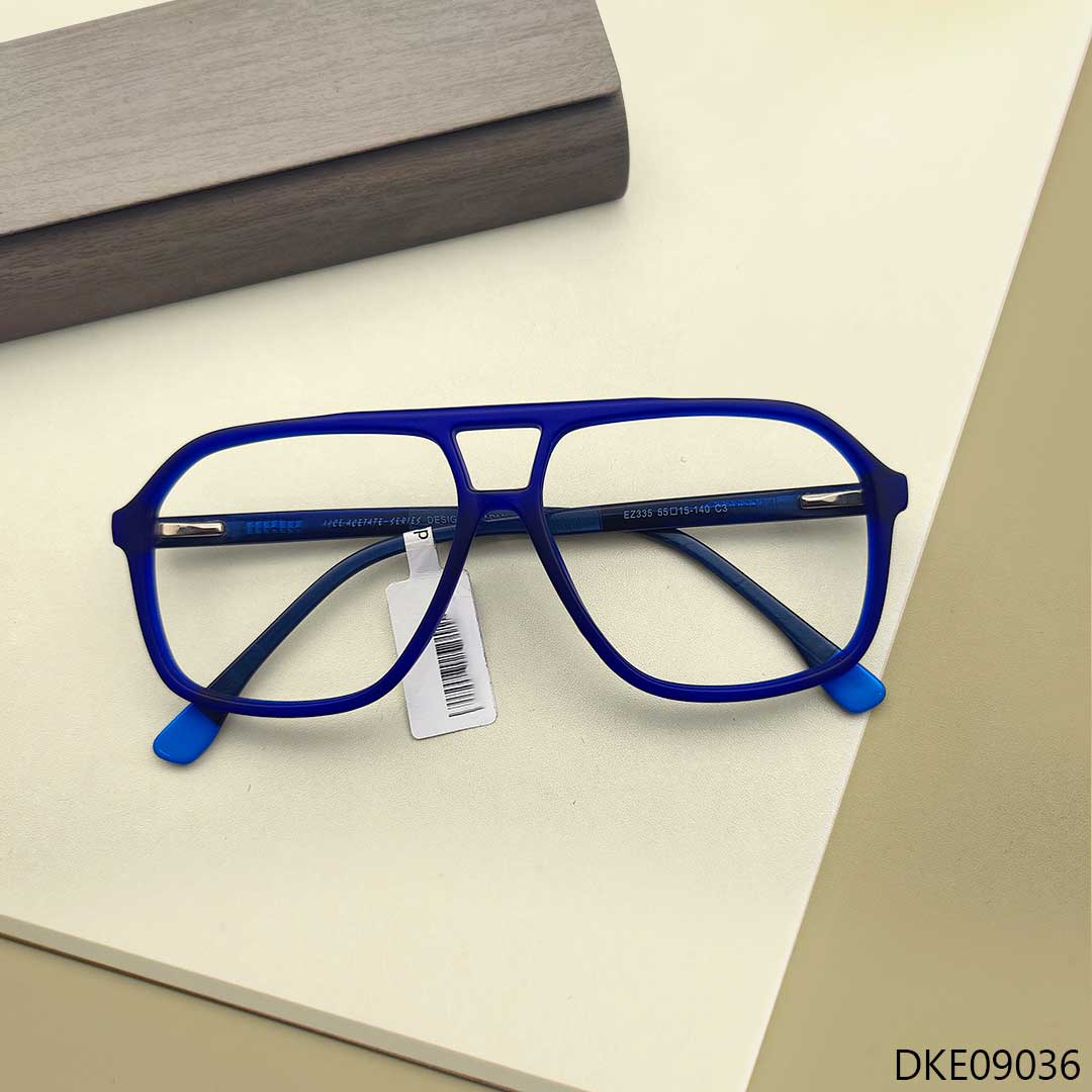 Double Bar Aviator Shape Eyeglasses