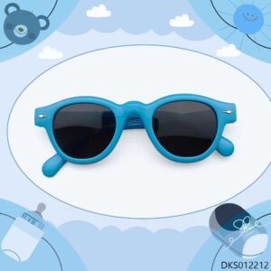 Round Shape Blue Color Kid's Sunglasses