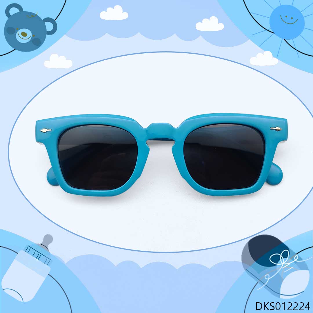 New Stylish Blue Frame Kid's Sunglasses