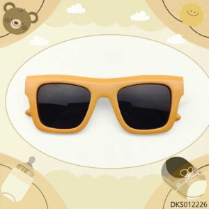 Unique Design Yellow Frame Kids Sunglasses