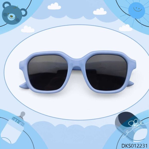 Blue Color Stylish Design Kids Sunglass