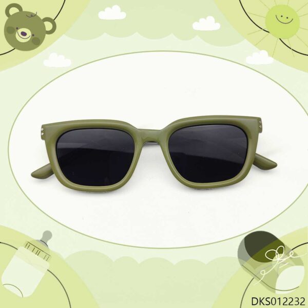 Stylish Olive Green Kids Sunglasses