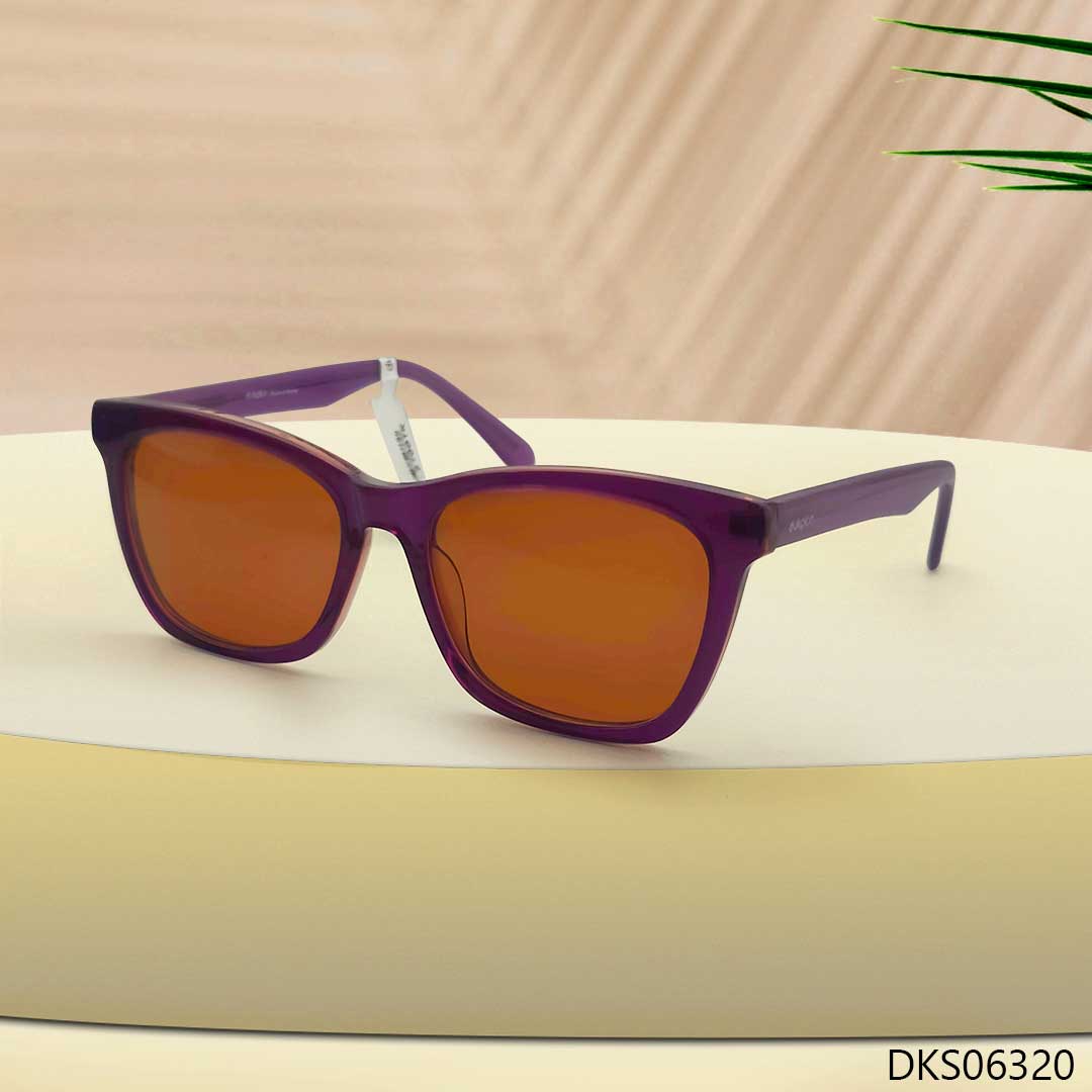 Purple Transparent Color Stylish Sunglass