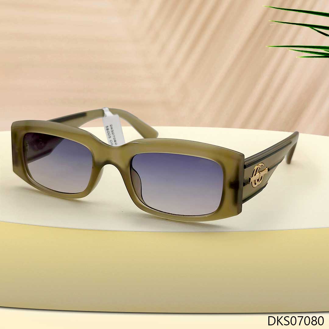 Olive Transparent Color Sunglasses