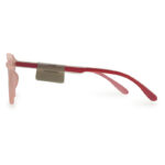Pink Transparent Round Shape Eyeglasses