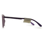 Purple Transparent Round Shape Eyeglasses